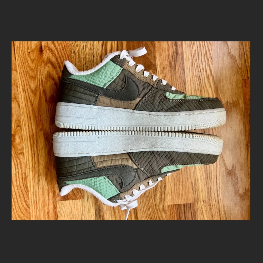 Men's Air Force 1  07 Lx Low Toasty Oil Green Size 9.5 - Picture 4 of 8
